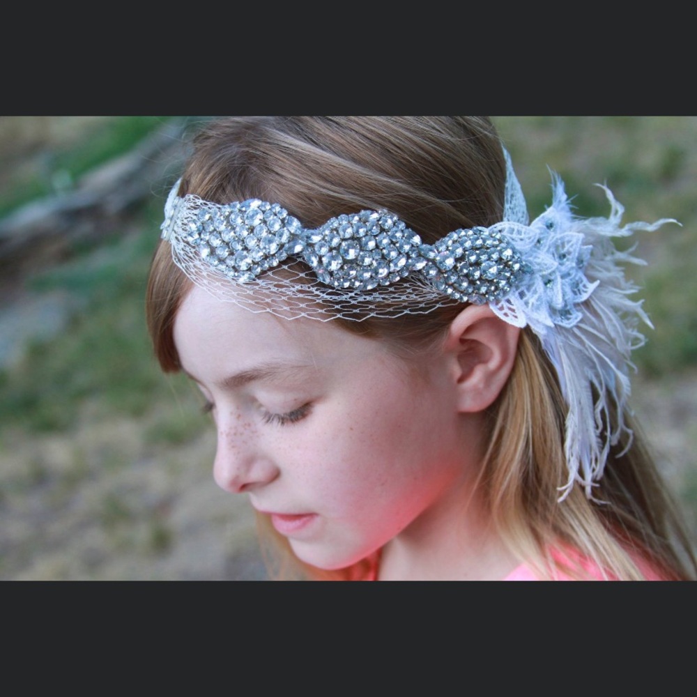 Handmade ooak hairpiece for Bride Wedding